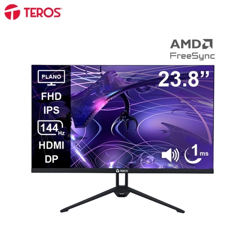Monitor Teros TE-2417S Gaming 23,8" Plano IPS FHD (1920X1080) 144Hz 1ms Ficha USA