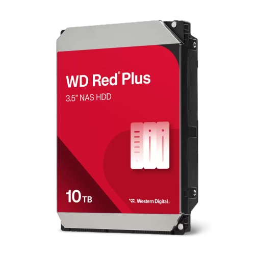 Disco Interno HDD WESTERN DIGITAL Red Plus10TB 3.5" SATA 3.0 7200rpm