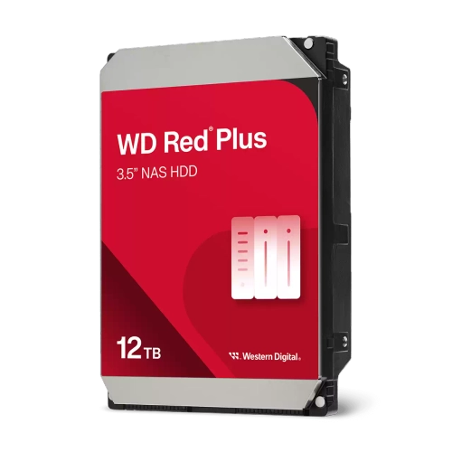 Disco Interno HDD WESTERN DIGITAL Red Plus 12TB 3.5" SATA 3.0 7200rpm