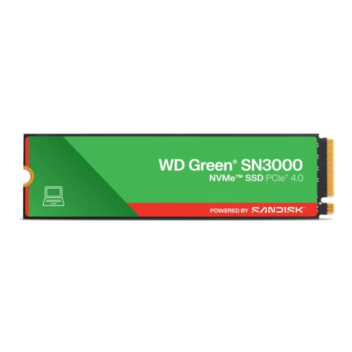 Disco Interno SSD WD Green SN3000 1TB M.2 2280 NVMe PCIe 4.0 5000MB/s