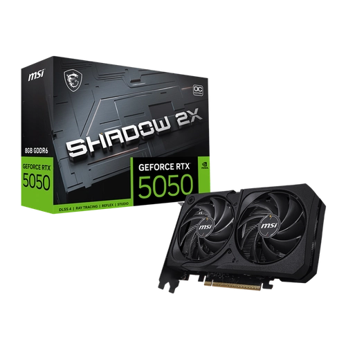Placa de Video MSI NVIDIA Geforce RTX 5050 8G SHADOW 2X OC