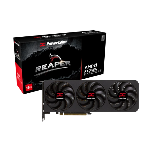 Placa de Video Powercolor Reaper AMD Radeon RX 9070 XT 16GB GDDR6