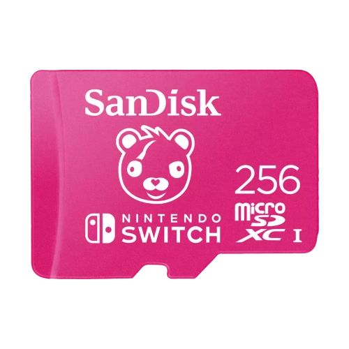 Tarjeta de Memoria Sandisk MicroSDXC 256GB UHS-I Card C10 U3 100Mb for Nintendo Switch Fortnite Edition