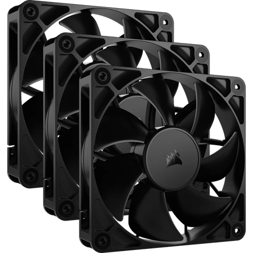 Kit de ventiladores CORSAIR PWM de 120 mm RS120 x3 negro