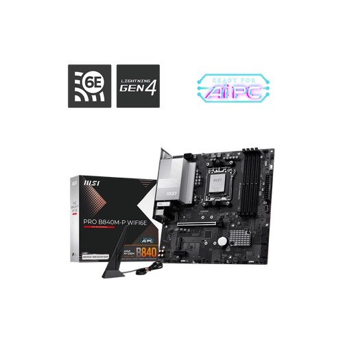 Motherboard MSI PRO B840M-P WIFI6E AM5 DDR5