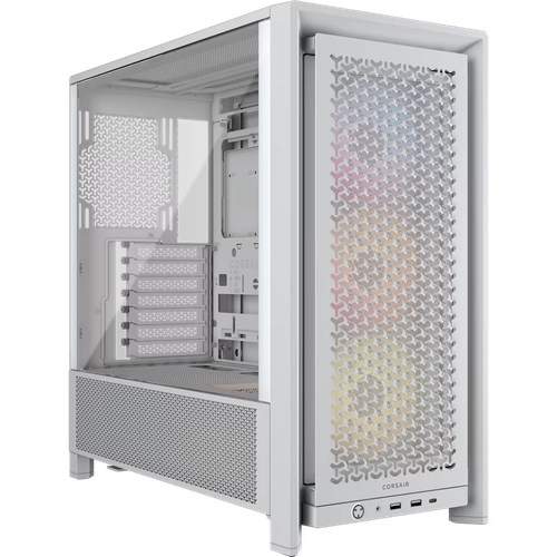Gabinete CORSAIR FRAME 4000D RS ARGB Mid Tower Blanco