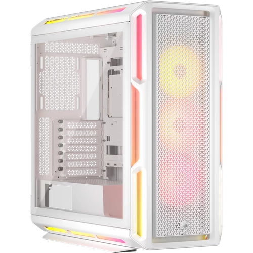 Gabinete CORSAIR iCUE LINK 5000T LX RGB Mid Tower blanco