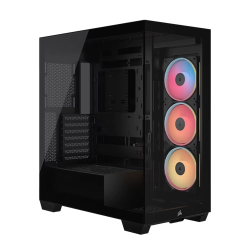 Gabinete CORSAIR 3500X LX-R RGB iCUE LINK Mid Tower Negro