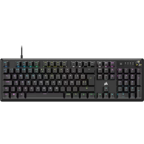 Teclado gamer mecánico Corsair K70 CORE RGB: Negro (EN)