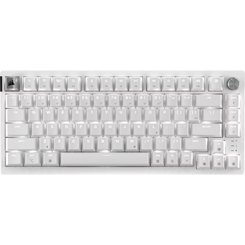 Teclado gamer mecanico Corsair K65 PLUS 75% RGB Mac/PC – Frost White