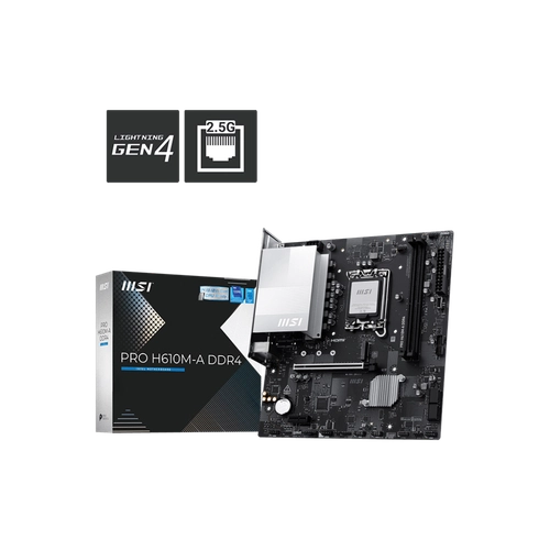 Motherboard MSI PRO H610M-A LGA 1700 DDR4