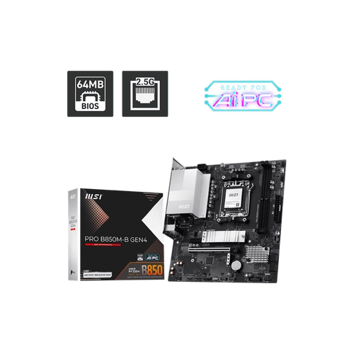 Motherboard MSI B850M GAMING WIFI6E AM5 DDR5