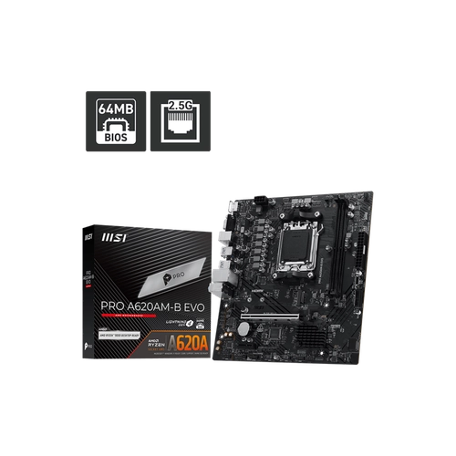 Motherboard MSI PRO A620AM-B EVO AM5 DDR5