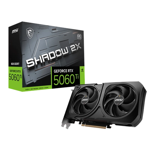Placa de Video MSI NVIDIA GeForce RTX 5060 Ti 8G SHADOW 2