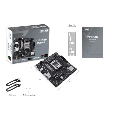 Motherboard ASUS PRIME A620M-K AM5 DDR5