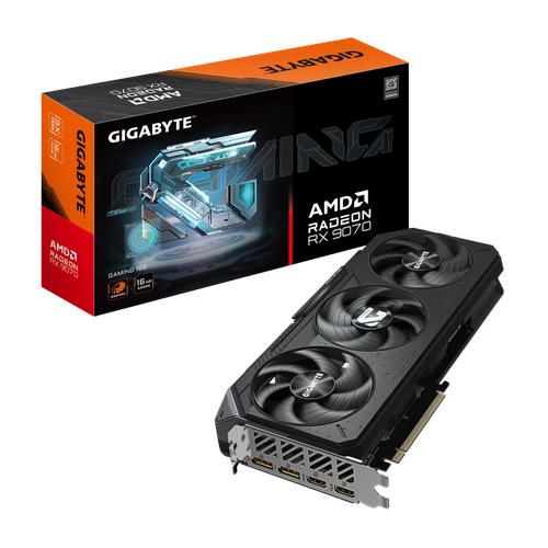Placa de Video GIGABYTE AMD Radeon RX 9070 GAMING 16G