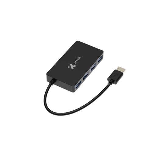 Hub Xtech, USB 3,0 de 4 puertos