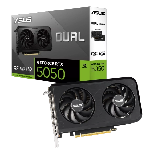 Placa de Video ASUS NVIDIA GeForce DUAL RTX5050 O8GB GDDR6