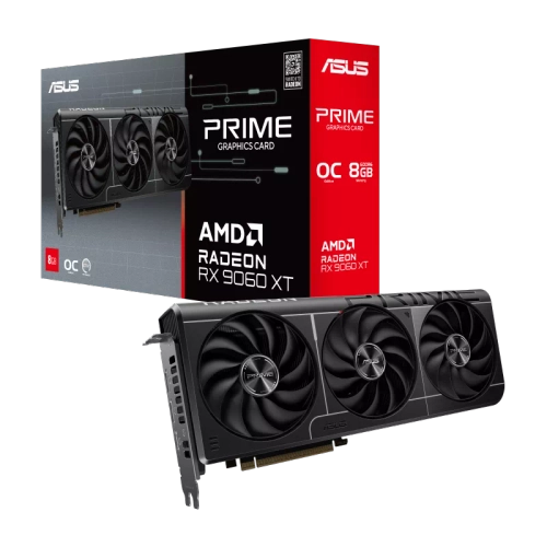 Placa de Video ASUS AMD Radeon PRIME RX9060XT O8GB GDDR6