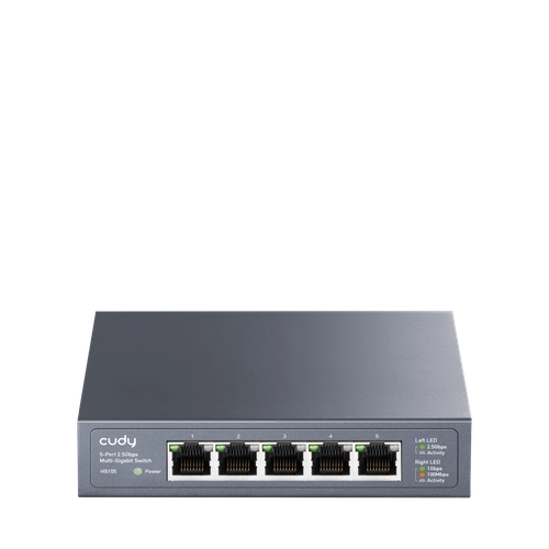 Switch Cudy 5 puertos 2.5Gbps Gigabit