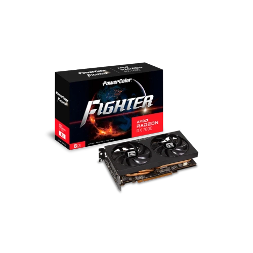 Placa de Video PowerColor Fighter  AMD Radeo RX 7600 8GB GDDR6