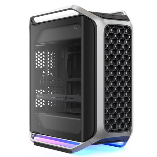 Gabinete Cooler Master Cosmos Alpha Full Tower 3 Fans Tempered Glass Silver s/Fuente