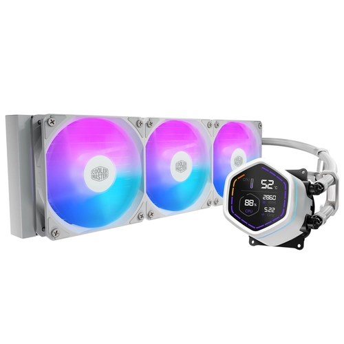 Water Cooler Cooler Master MasterLiquid Core NEX Digital 360 ARGB White