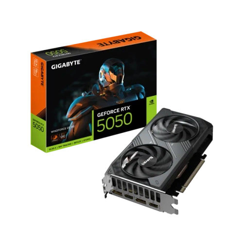 Placa de Video GIGABYTE NVIDIA GeForce RTX 5050 WINDFORCE OC 8G