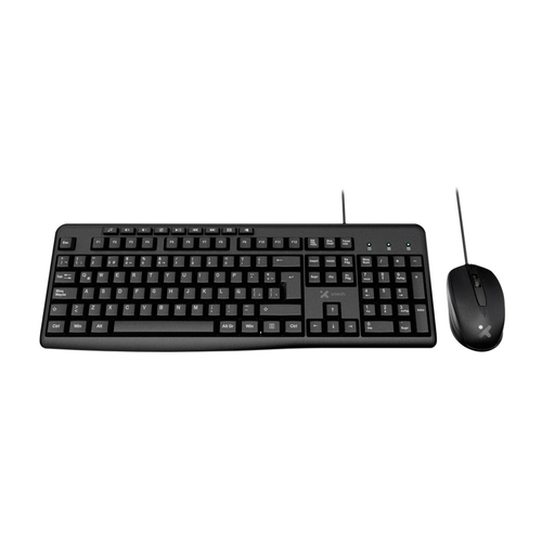 Combo teclado y Mouse Xtech español negro USB