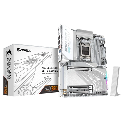 Motherboard GIGABYTE X870E AORUS ELITE X3D ICE AM5 DDR5
