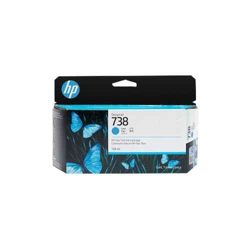 Cartucho de Tinta  Plotter HP 738  Cian
