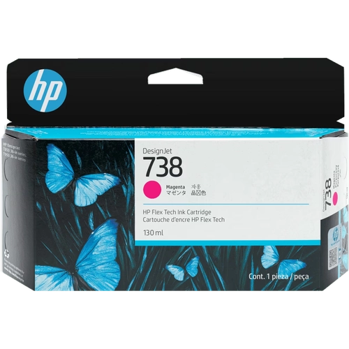 Cartucho de Tinta  Plotter HP 738  Magenta