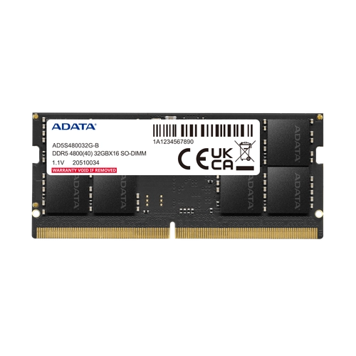Memoria Ram SODIMM ADATA 16GB DDR5 4800MHz CL40 1.