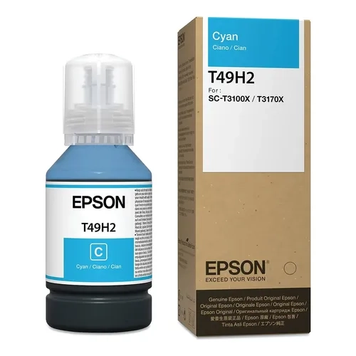 Botella Tinta Epson T49H 140ml Cian