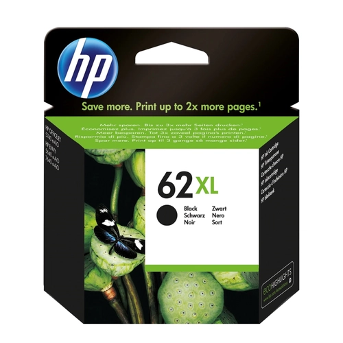 Cartucho de Tinta HP 62XL Negra Alto Rendimiento