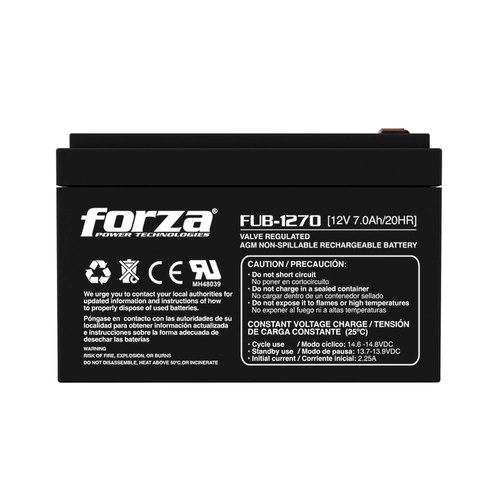 Bateria FUB Forza sellada plomo acido 12v 7Ah