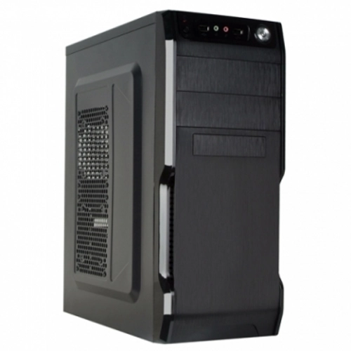 Gabinete CROMAX 2801 Kit Teclado Mouse Mid Tower C/Fuente 600W Black