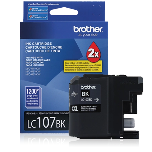 Cartucho tinta LC107BK Negra