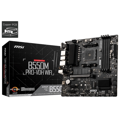 Motherboard MSI B550M PRO-VDH WIFI AM4 DDR4