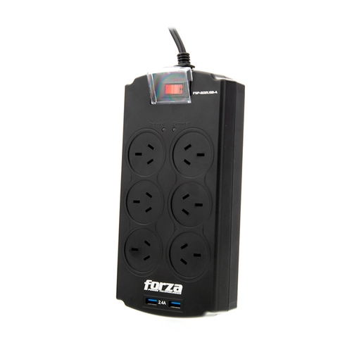 Protector Tensión FSP Forza 2200W 6 Tomas