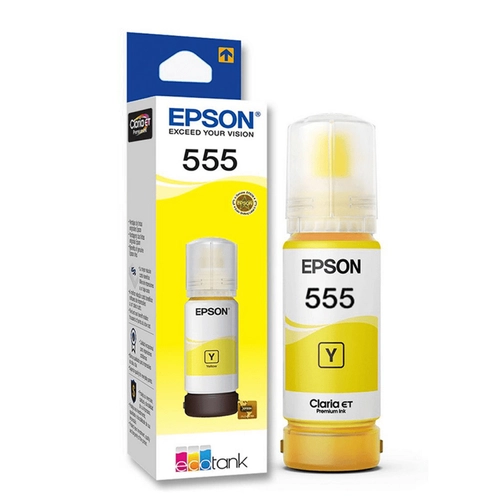 Botella de Tinta Epson 555 Amarilla