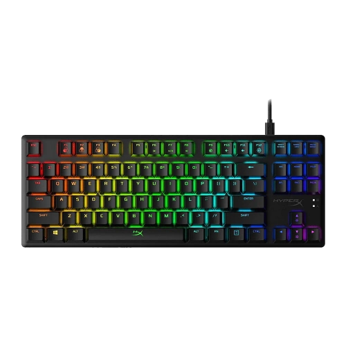 Teclado c/Cable HyperX Alloy Origins Core Red US Negro