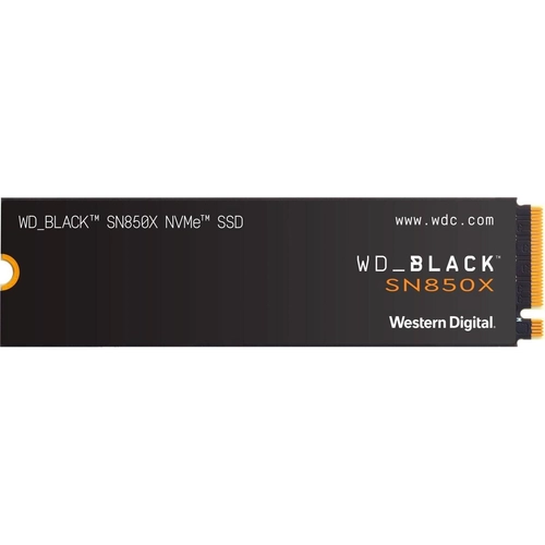 Disco Interno SSD WD Black SN850X 2TB M.2 2280 NVMe PCIe 4.0 7300Mb/s S/Disipador