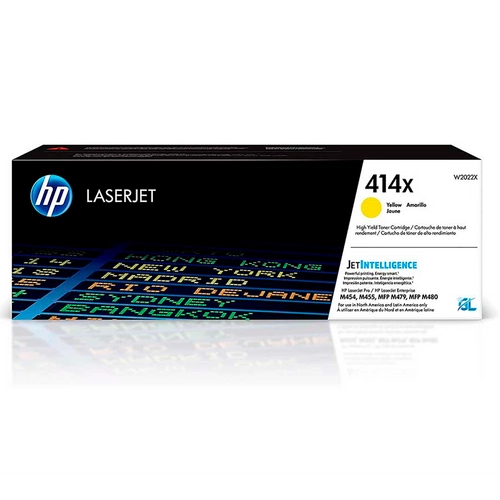 Tóner HP 414X Amarillo Alto Rendimiento
