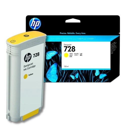 Cartucho de Tinta Plotter HP 728 Amarilla