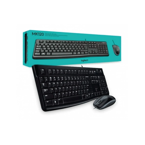 Combo Teclado y Mouse Logitech  MK120 Español
