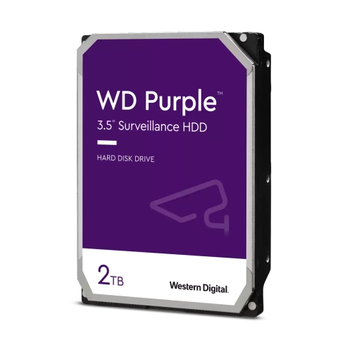 Disco Interno HDD WESTERN DIGITAL Purple 2TB 3.5" SATA 3.0 5400rpm