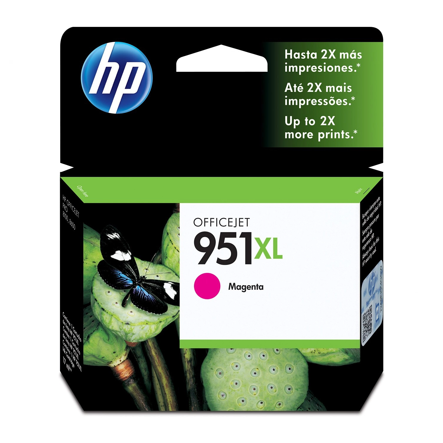 Cartucho de Tinta HP 951XL Magenta Alto Rendimiento