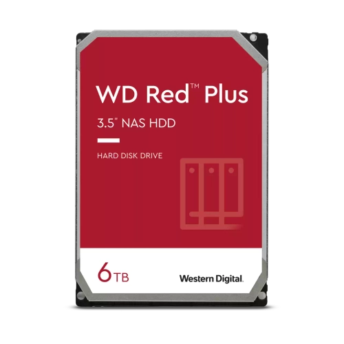 Disco Interno HDD WESTERN DIGITAL Red 6TB 3.5" SATA 3.0 5400rpm