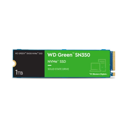 Disco Interno SSD WD Green SN350 1TB M.2 2280 NVMe PCIe 3.0 2400MB/S